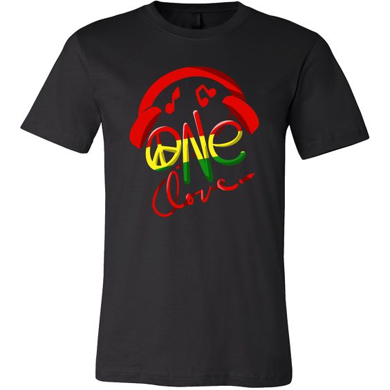 Jamaica One Love Reggae Flag T-shirt SR01