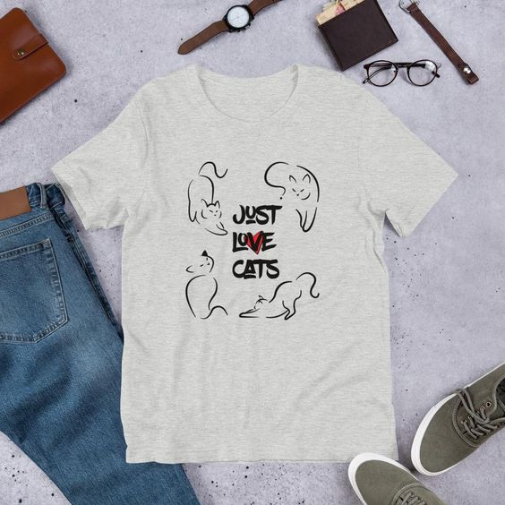 Just Love Cats T-shirt SR01