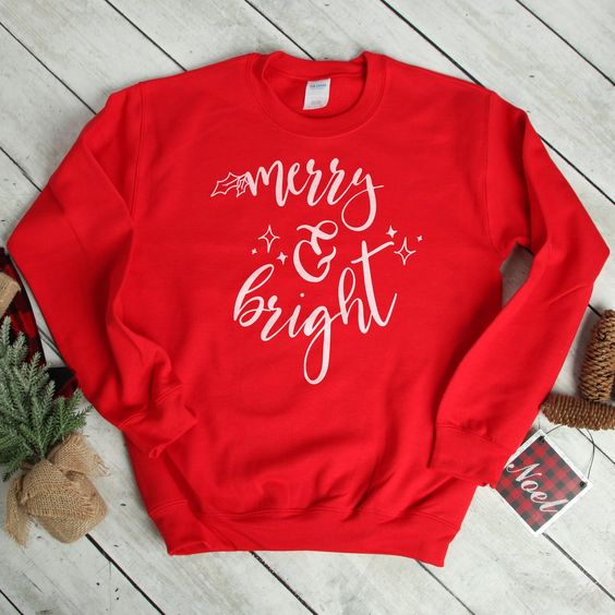 Merry and Bright Sweatshirt SR01
