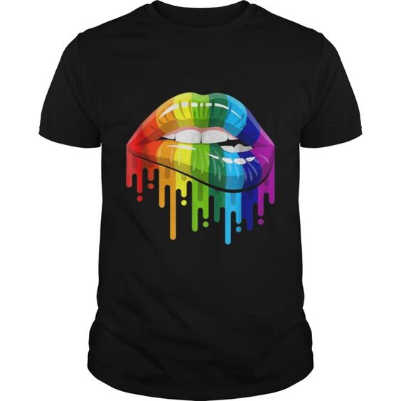 Rainbow Lips Pride T-Shirt EL01