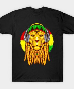 Rastafarian Lion T-shirt ZK01