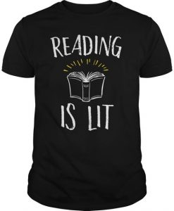 Reading Is Lit T Shirt EC01