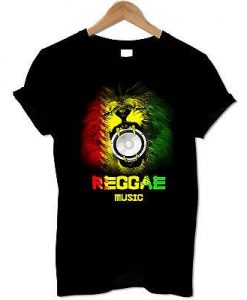 Reggae Music Print T-Shirt SR01