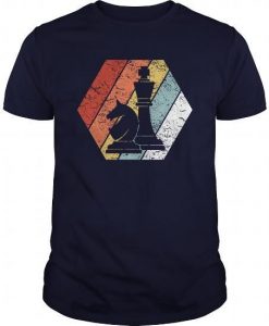 Retro Vintage Chess T-shirt ZK01