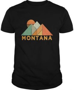Retro Vintage Montana T-shirt ZK01