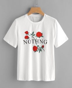 Rose Print T-Shirt SR01