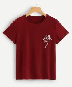 Rose Red T-shirt ZK01