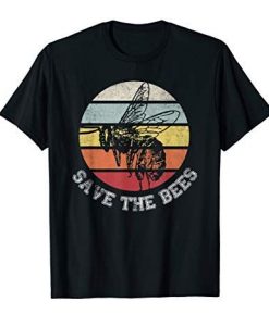 Save The Bees Black T-shirt FD01