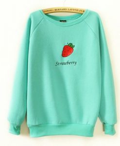 Strawberry Embroideried Sweatshirt EL01