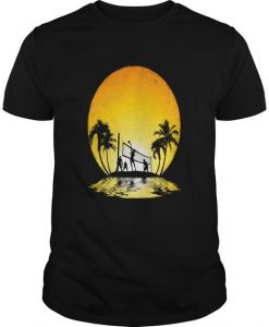 Sunset Beach Volleyball T Shirt EC01