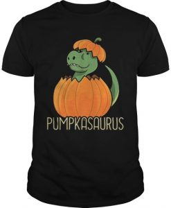 Thanksgiving Pumpkasaurus T Shirt EC01