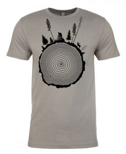 Tree Ring Mountain Bike T-Shirt KH01