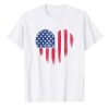 USA Flag Heart T-Shirt GT01