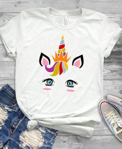 Unicorn Face T-Shirt EL01