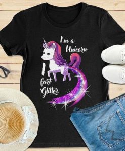 Unicorn Glitter T Shirt SR01