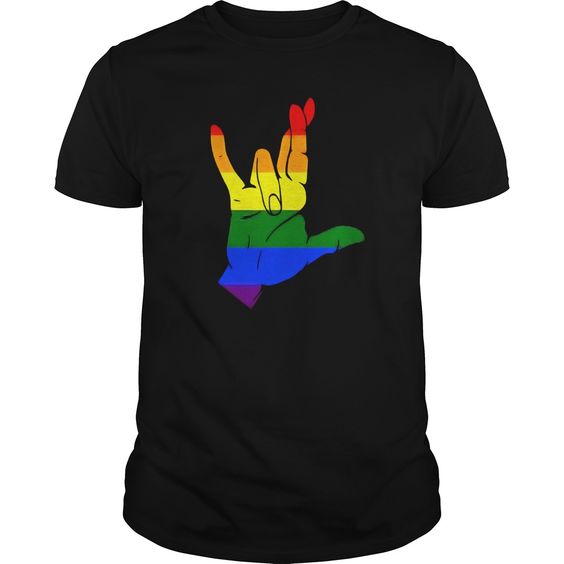 Asl American Sign Language T-Shirt AV01