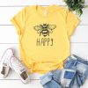 Bee happy shirt EC01