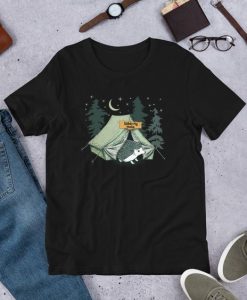 Camping Hedgehog T-shirt ZK01