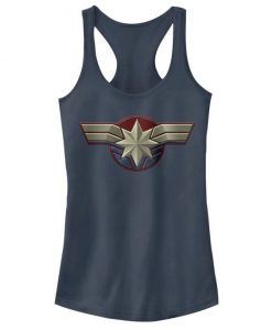 Captain Marvel Costume Logo Tank Top FD01