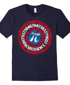 Captain Pi Superhero T-Shirt AV01