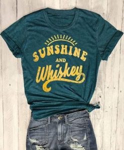 Classic Sunshine and Whiskey T-Shirt DV01
