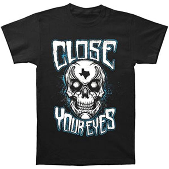 Close Your Eyes Black T-shirt DV01