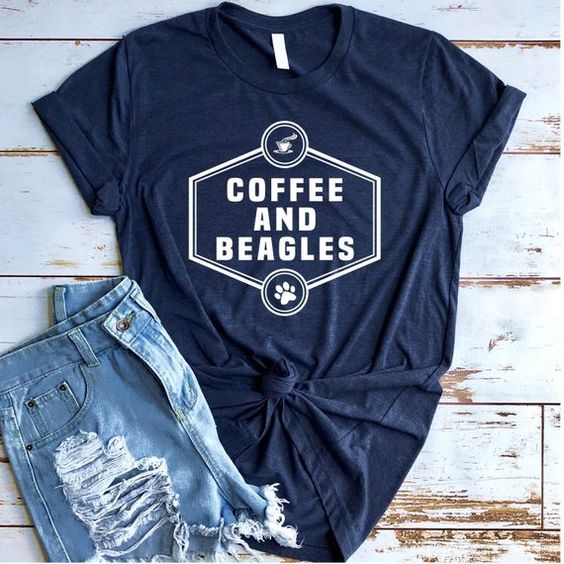 Coffee And Beagles T-Shirt EL01