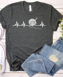 Crochet Heartbeat T-Shirt EL01