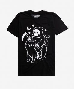 Death Rides A Black Cat T-Shirt EC01
