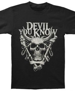 Devil You Know Horned Skull T-shirt DV01