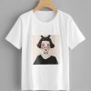 Figure Print TeeFor T-Shirt AV01