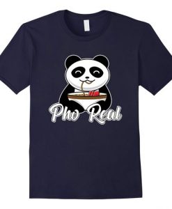 Funny Panda T Shirt Pho Tee KH01