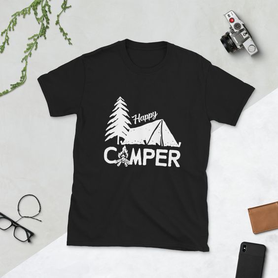Happy Camper T Shirt SR01