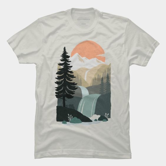 Hollow Falls is a Men's T-Shirt KH01