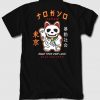 Japan Lucky Cat Skull Mens T-Shirt DV01