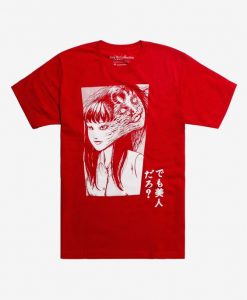 Junji Ito Collection Maroon T-Shirt EC01