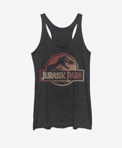 Jurassic Park Colored Logo Tank Top FD01