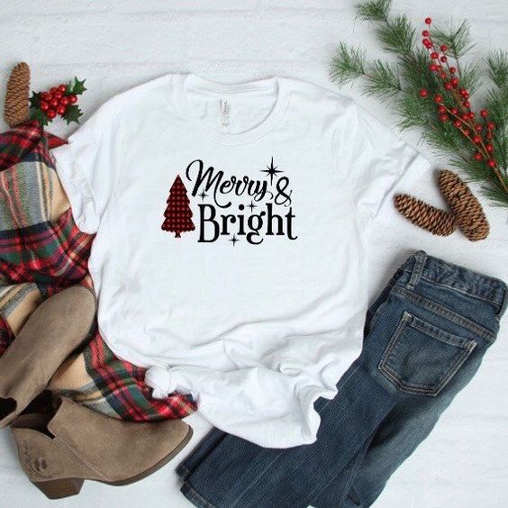 Merry And Bright T-Shirt EL01