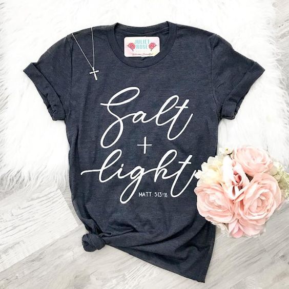 Salt and Light Christian Tee T-Shirt DV01