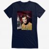 Star Trek Kirk Colorized Girls T-Shirt EC01