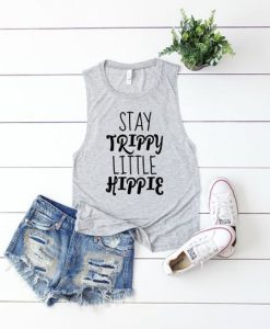 Stay Trippy Little Hippie Tank Top EL01