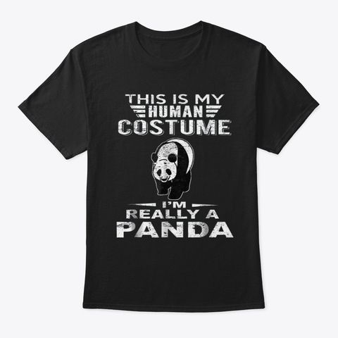 Super Halloween Costume Panda Tshirt KH01