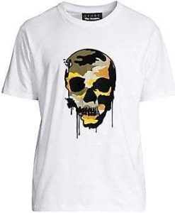 The Kooples Men's Skull Graphic Print T-Shirt KH01