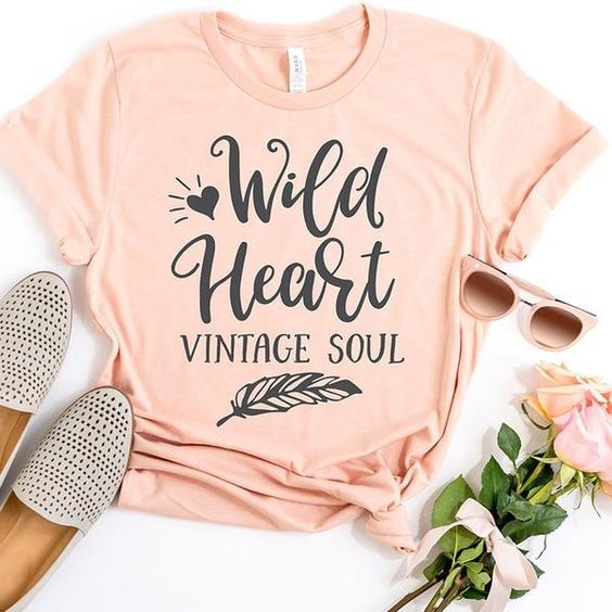 Wild Heart Vintage Soul T shirt SR01