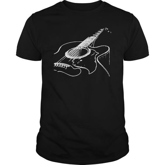 Acoustic Guitar T-Shirt DV01
