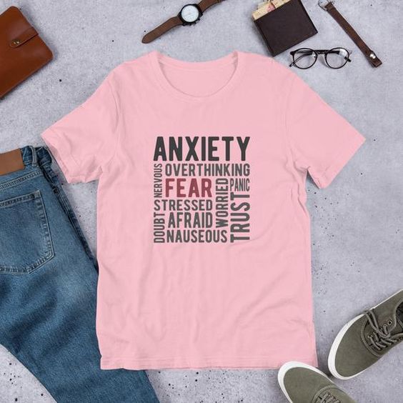 Anxiety Fear Awareness Vintage T-Shirt DV01