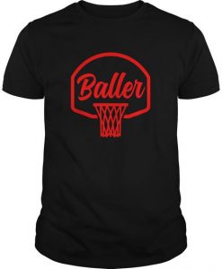 Baller Vintage Basketball T-Shirt EM01