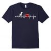 Baritone Heartbeat Music T-shirt DV01