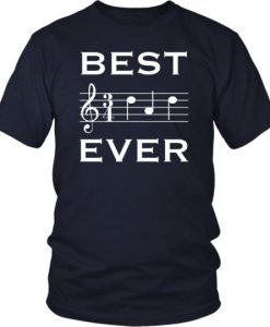 Best Dad Ever Music T-Shirt DV01
