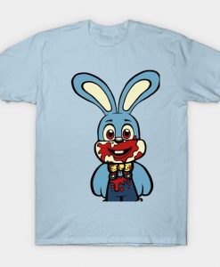 Blue Robbie the Rabbit T-Shirt AV01